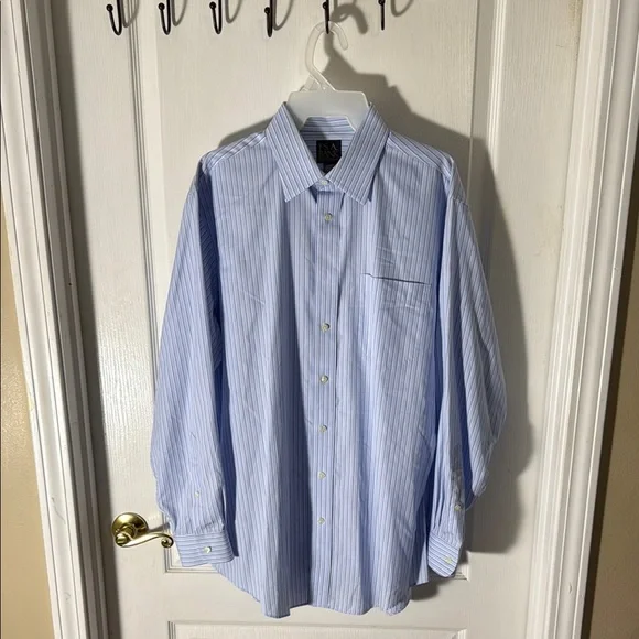 green emerald velvet dress Jos A Bank Mens 100% Cotton Blue Striped Slim Fit Dress Shirt